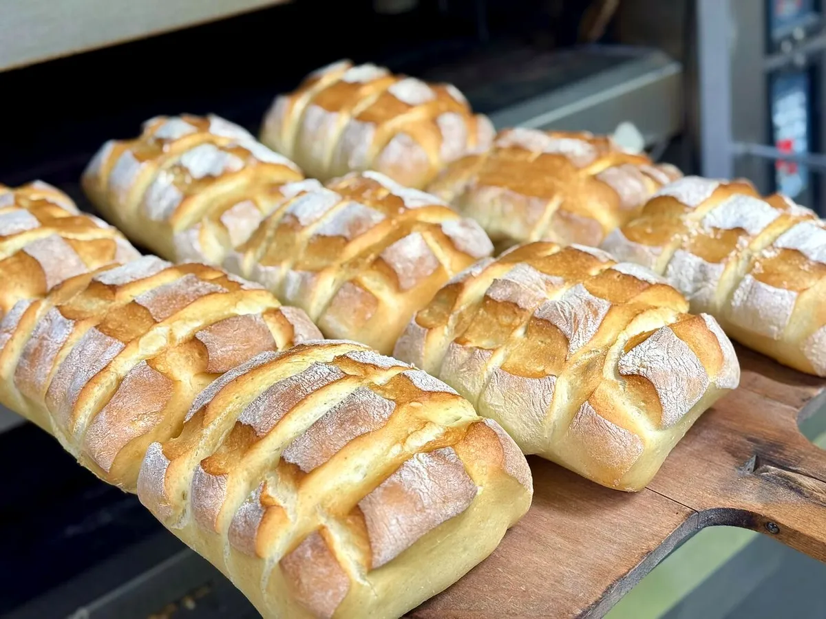 Pâine Ciabattă, foietaj crocant